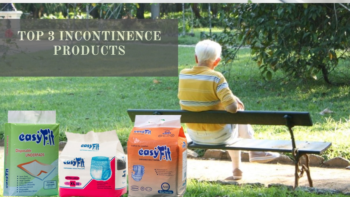 Top 3 Incontinence Products For Managing Urinary Incontinence