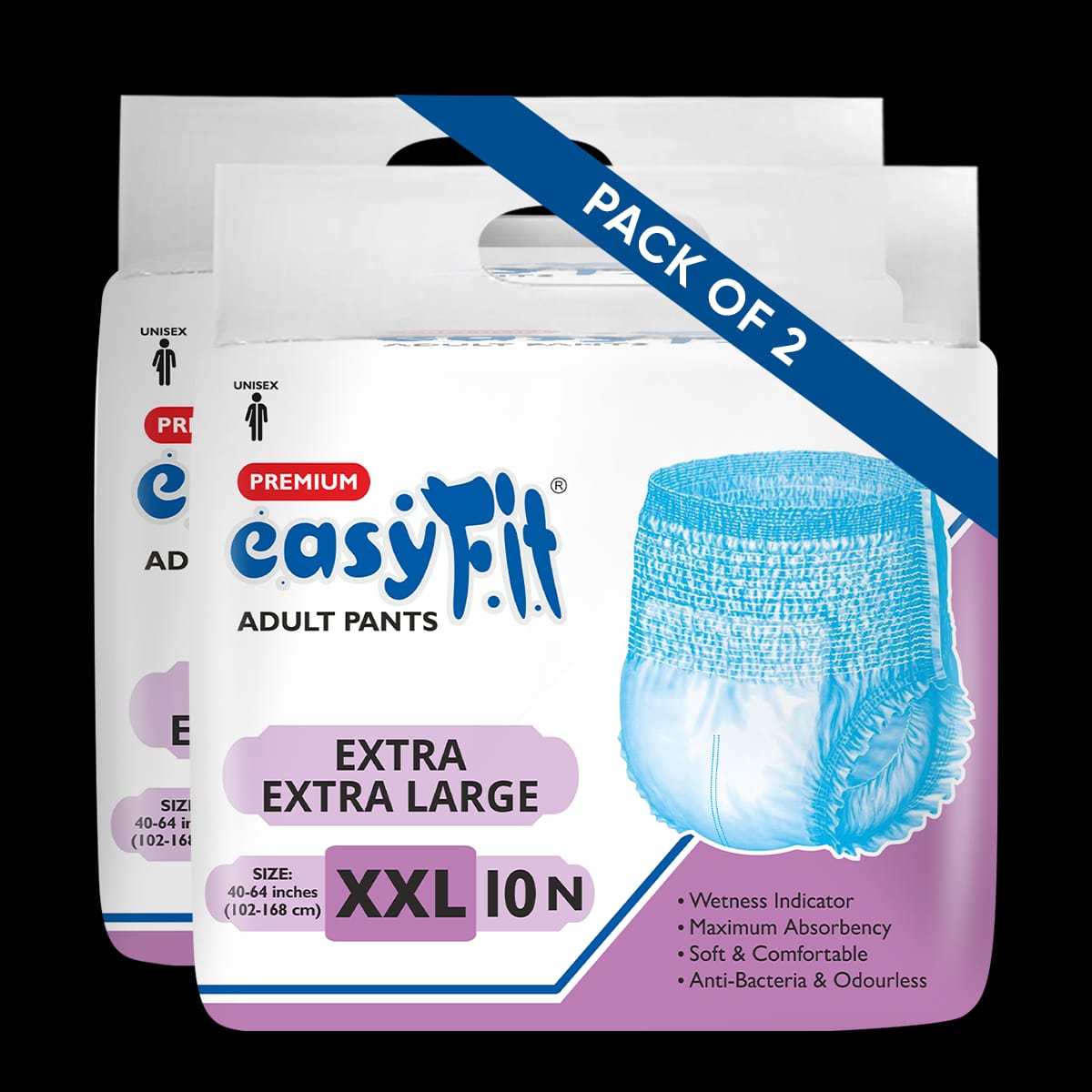 Easyfit Adult Pull Ups - XX-large 10 Pieces/Pack