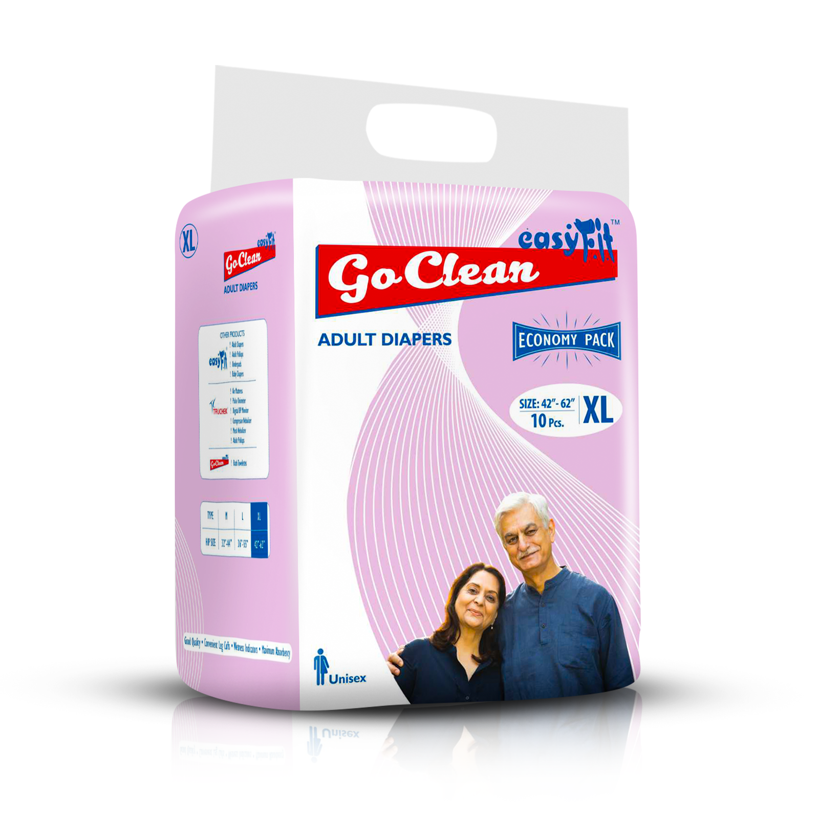 Go Clean Adult Diaper XL
